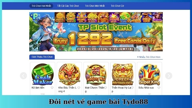 Đôi nét về game bài Tydo88