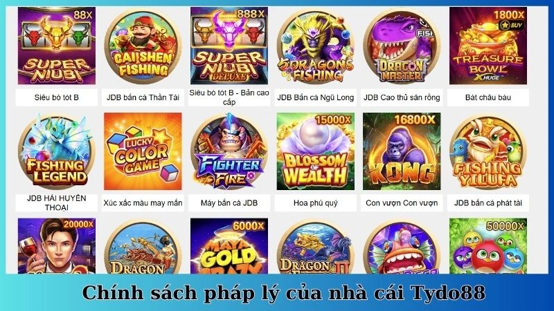 Chính sách pháp lý của nhà cái Tydo88