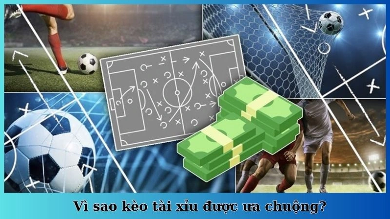 Vì sao kèo tài xỉu được ưa chuộng?