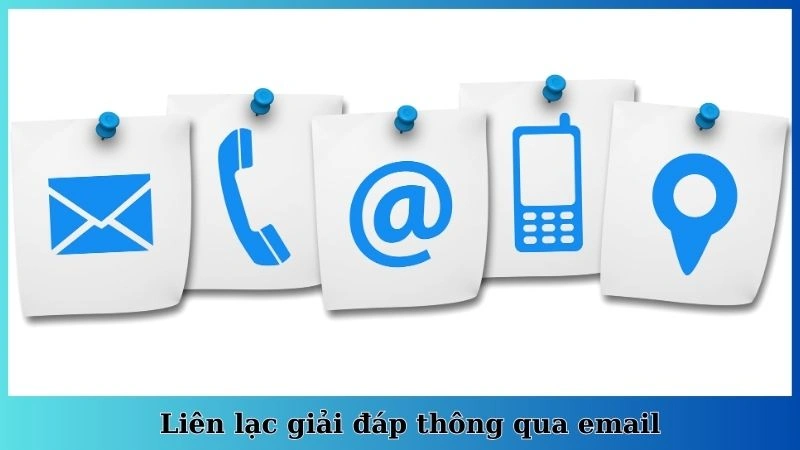 Liên lạc giải đáp thông qua email